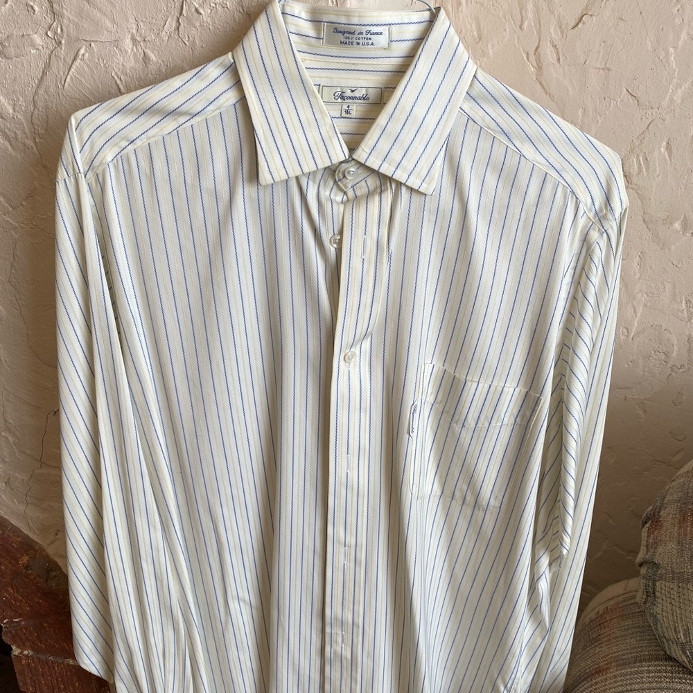 Men’s Faconnable Button Down Dress Shirt
